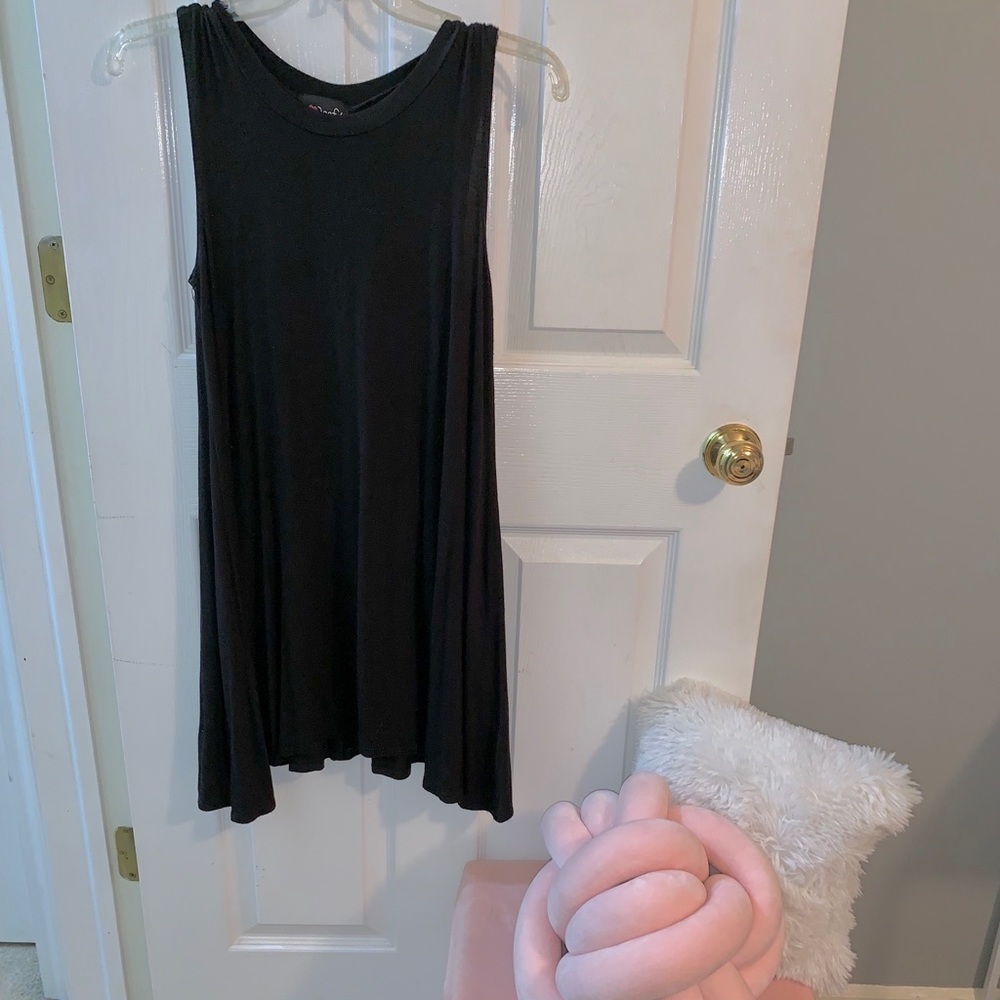 Casual Black Flowy Dress